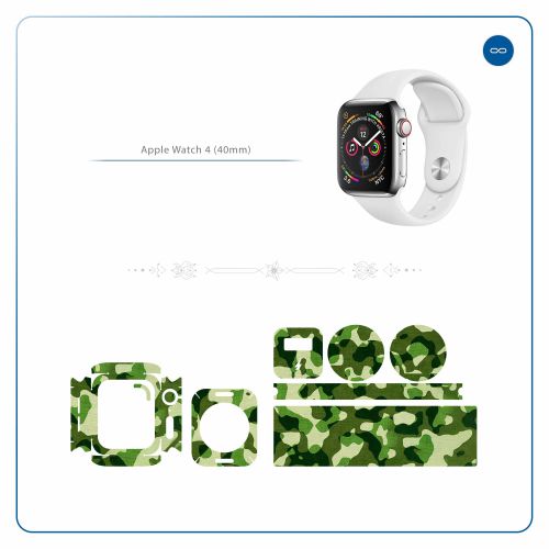 Apple_Watch 4 (40mm)_Army_Green_2